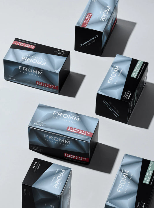 FROMM 2" Bobby Pins -1 Pound Box (APPROXIMATELY 600 PINS) - Blonde