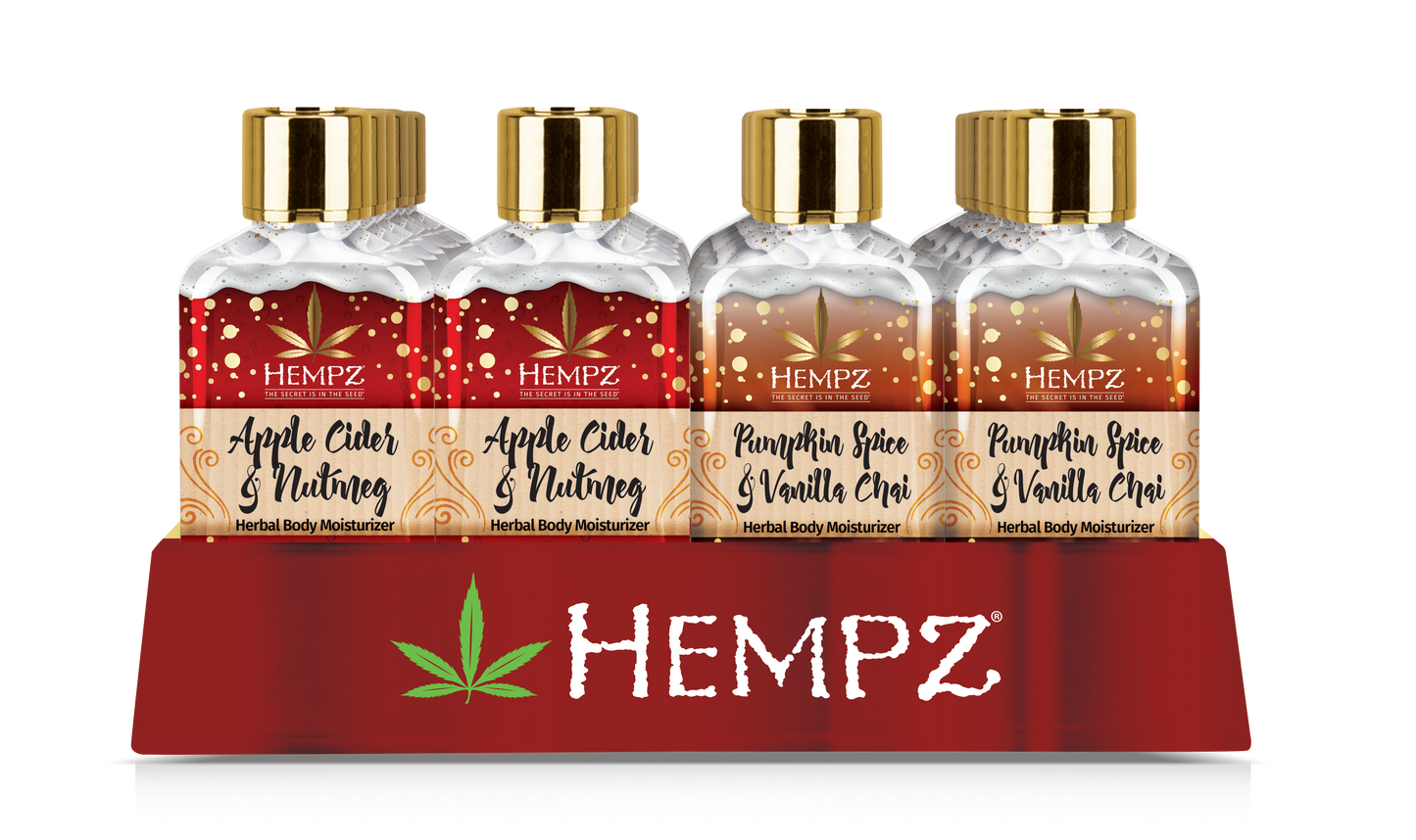 Hempz Mini Fall 24 Piece Display