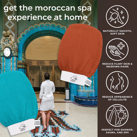 Natural Elephant Exfoliating Hammam Glove