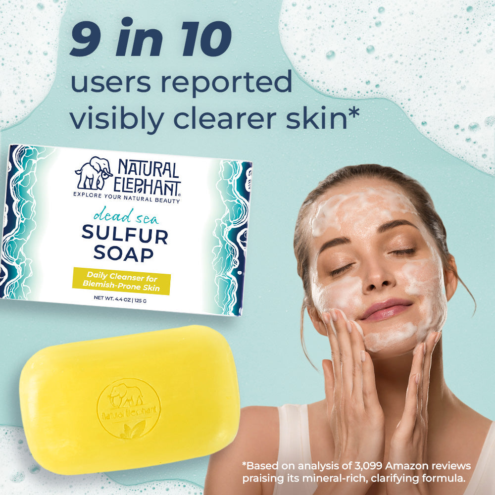Natural Elephant Dead Sea Sulfur Soap 4.4 oz (125 g)