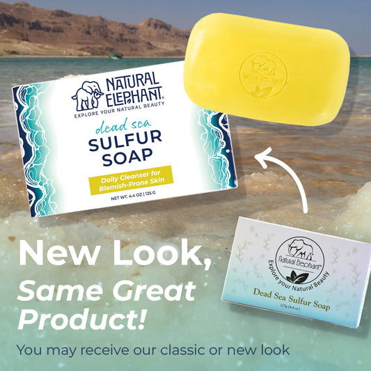 Natural Elephant Dead Sea Sulfur Soap 4.4 oz (125 g)