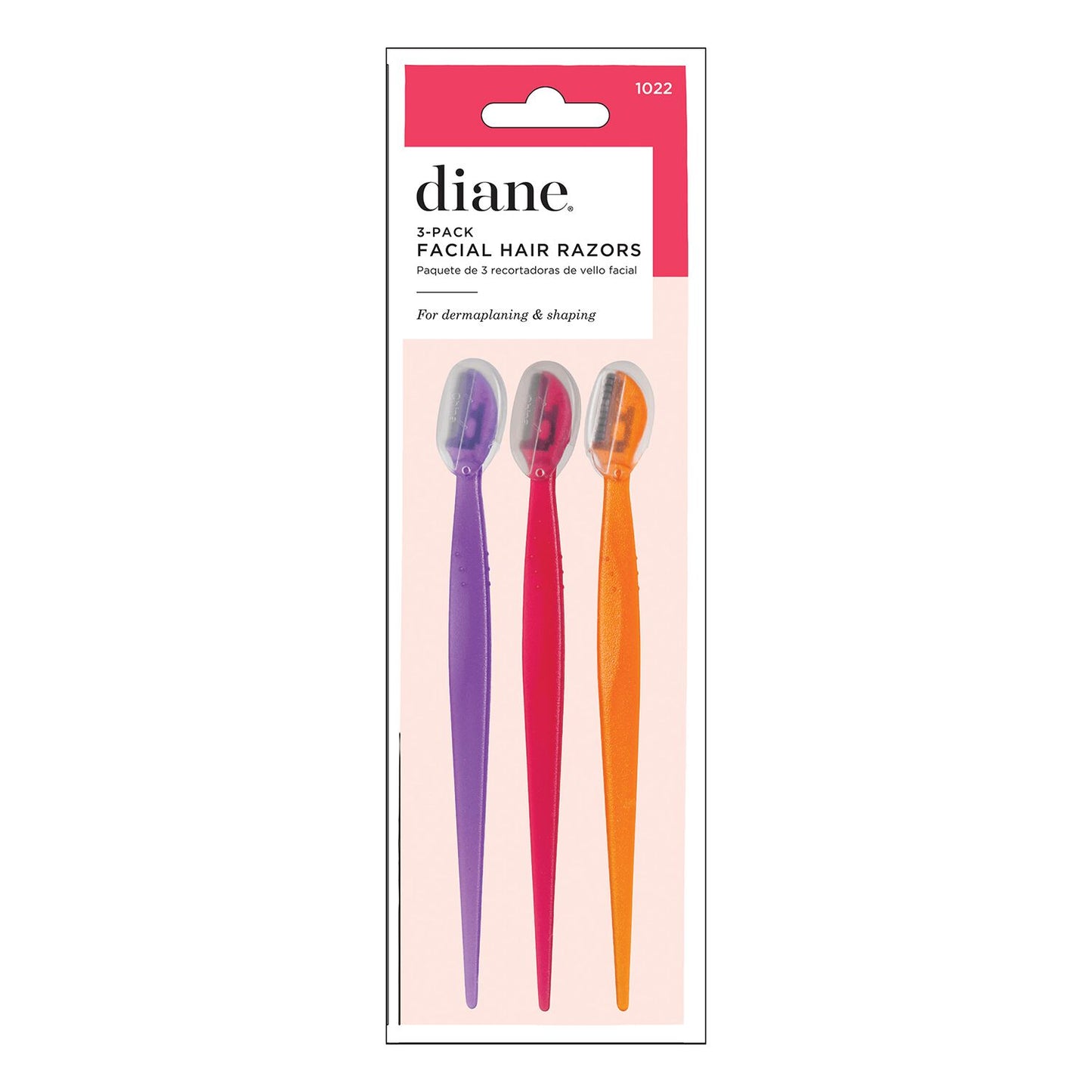 Diane Facial Hair Razor- 3PK