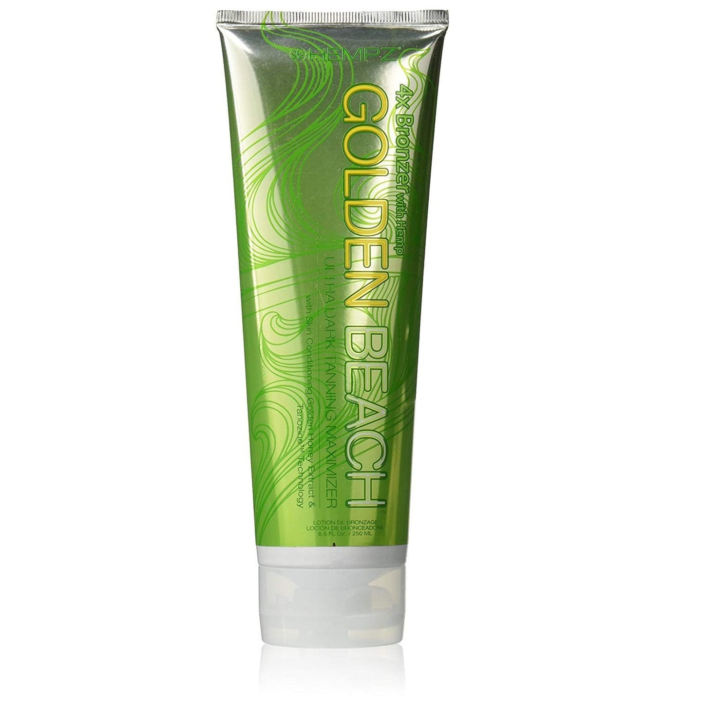 Hempz Maximizer 4x Bronzer with Hemp Golden Beach Ultra Dark Tanning Maximizer 8.5 fl.oz.