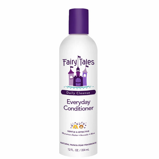 Fairy Tales Everyday Conditioner bottle with purple cap kids daily conditioner for gentle everyday use