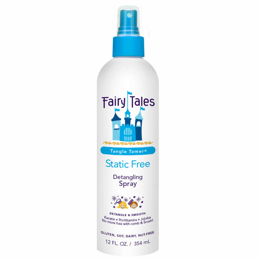 Fairy Tales Static Free Tangle Tamer kids leave-in conditioner spray 12 oz detangling and smoothing