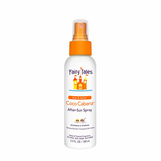 Fairy Tales Coco Cabana After-Sun Spray for Kids with Hydrating Coconut Oil and Banana Extract
