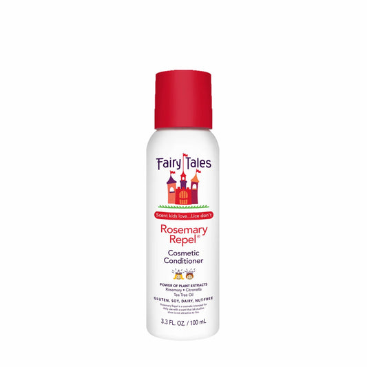 Fairy Tales Rosemary Repel Conditioner in a 3.3 oz bottle designed for children with natural plant extracts
