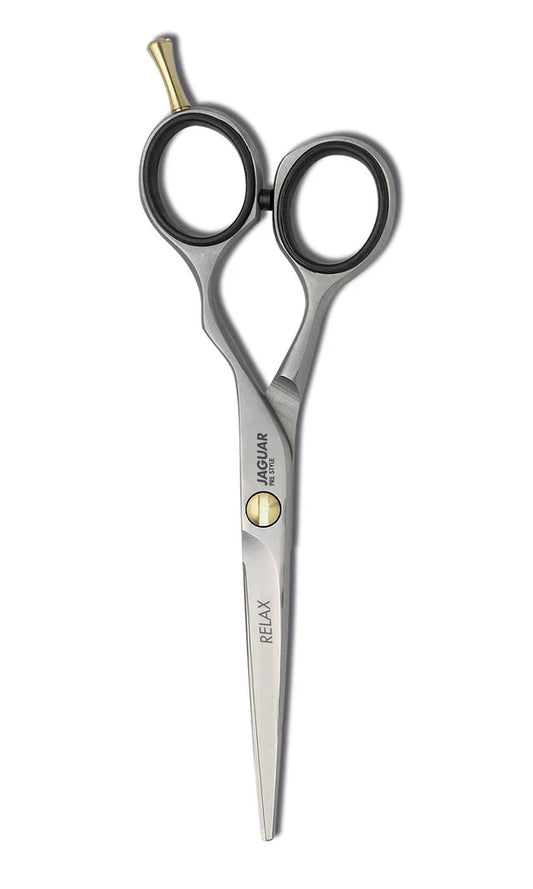 Jaguar Pre Style Relax 5.5 inch scissors stainless steel barber shears with ergonomic finger rest