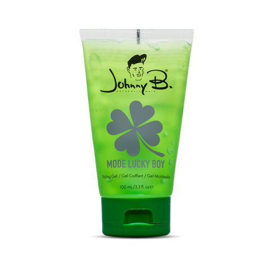 Johnny B Mode Holiday Trio includes Styling Gel Lucky Boy for shaping and holding hairstyles