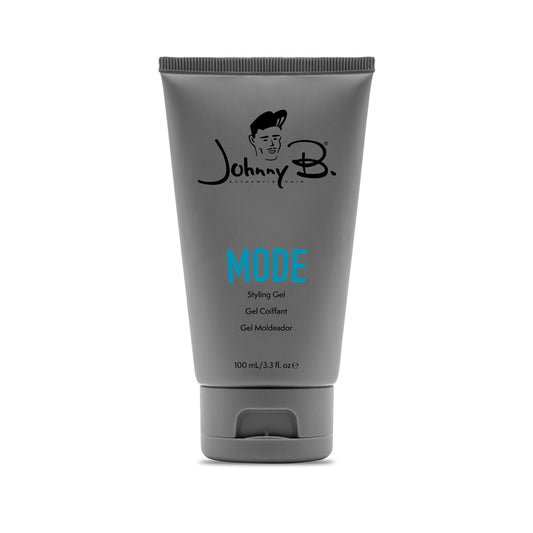 Johnny B Mode Holiday Trio Styling Gel in 3.3 oz tube for sleek and stylish hair looks