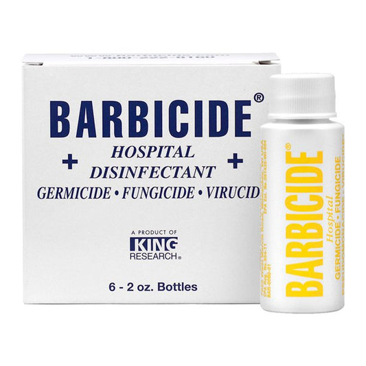 Barbicide Bullets 2oz 6 pack with hospital disinfectant and germicide for effective sanitation