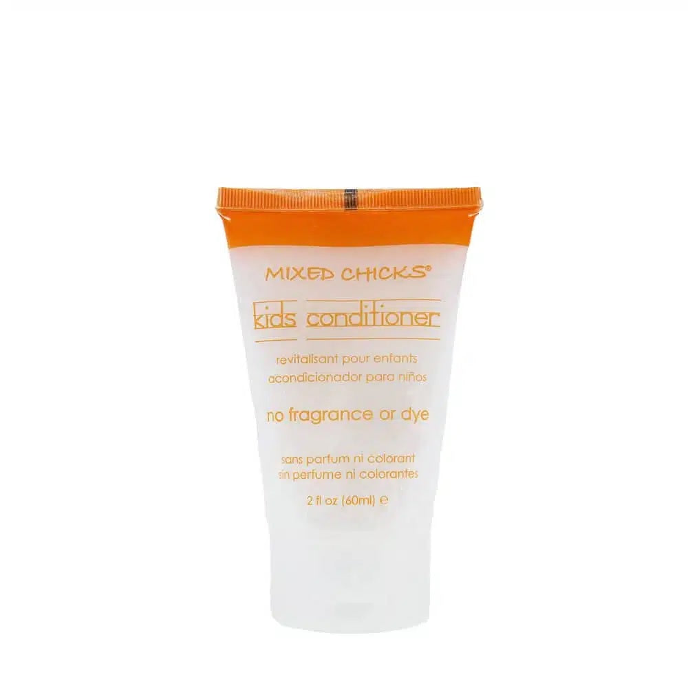 Mixed Chicks kids conditioner in a 2 oz tube, moisturizing formula with no fragrance or dye
