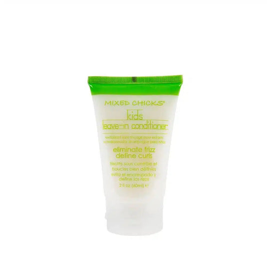 Mixed Chicks kids leave-in conditioner in a 2 oz tube for eliminating frizz and defining curls