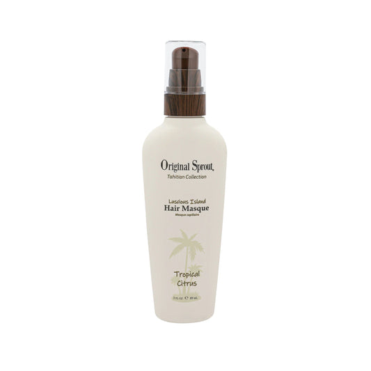 Original Sprout hair masque in a tropical citrus scent for nourishing and hydrating hair