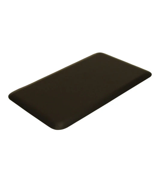 Black cushioned rectangular buy-rite super soft shampoo mat for salon shampoo bowls and neck support