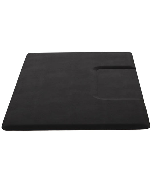 Buy Rite black salon anti fatigue mat with cut out ergonomic cushioned standing mat for stylists