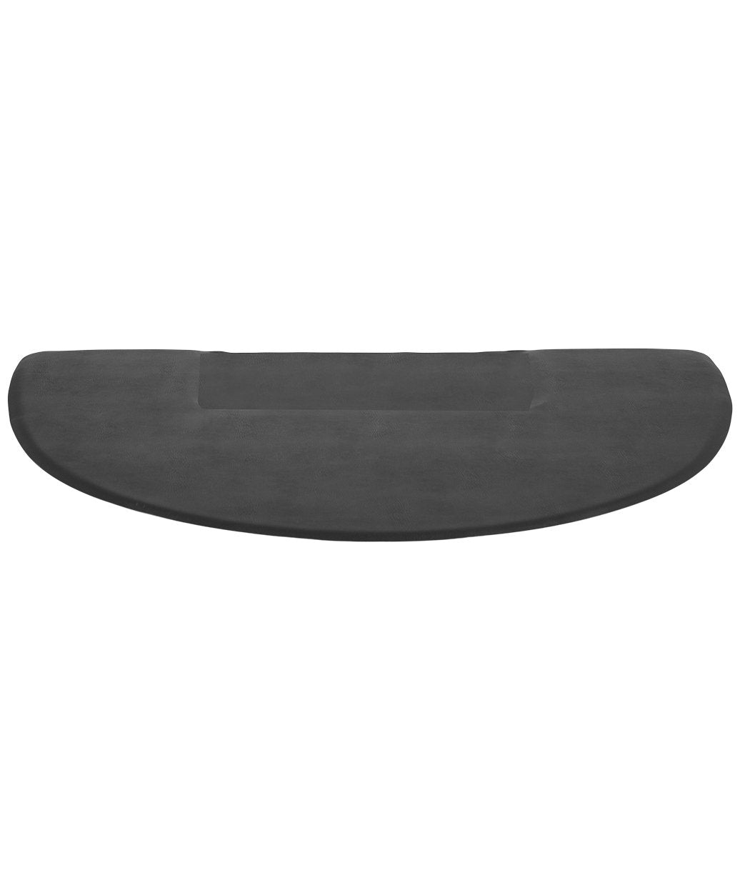 Buy Rite salon anti-fatigue mat with square cut-out semicircular black cushioned mat with beveled edge