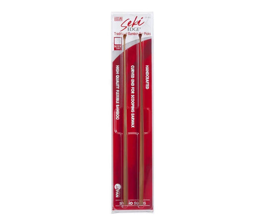 Seki Edge Traditional Bamboo Ear Picks, handcrafted for safe ear cleaning and grooming