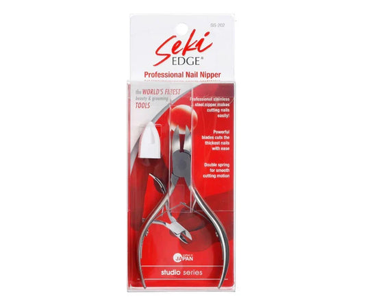 Seki Edge nail clippers featuring powerful blades and double spring for effortless nail trimming