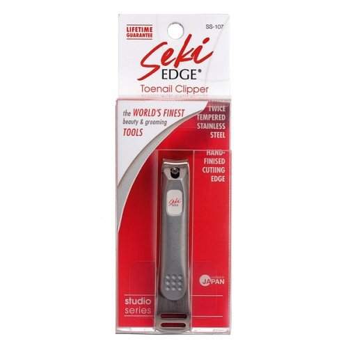 Seki Edge toenail clipper with lifetime guarantee, crafted from twice tempered stainless steel