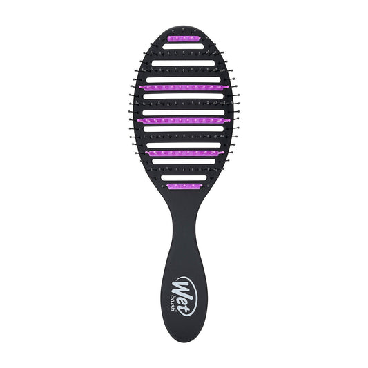 Wet Brush anti-frizz detangler in black with flexible bristles for effortless hair styling
