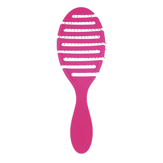 Wet Brush Flex Dry Pink Hair Brush with Ventilated Design for Quick Drying and Detangling