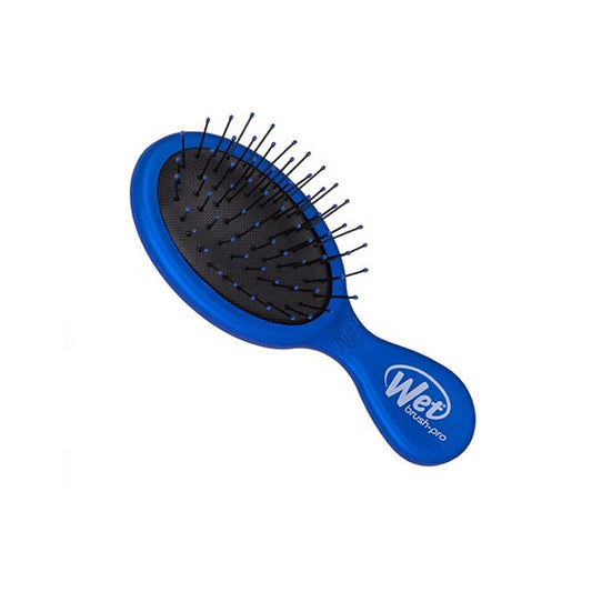 Wet Brush Pro Mini Detangler in Blue with Flexible Bristles for Effortless Hair Detangling