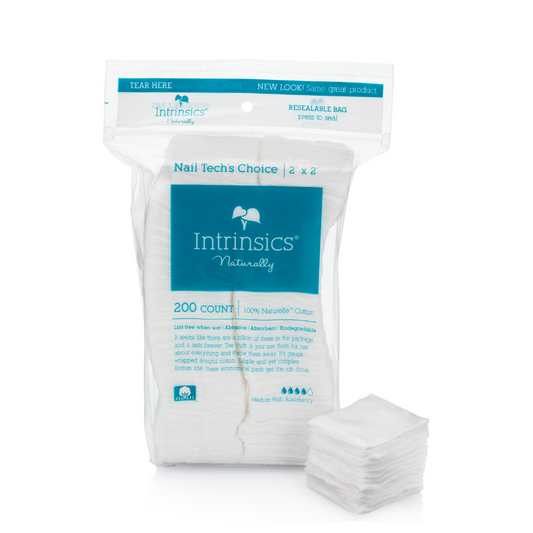 Intrinsics Nail Tech'S Choice 2x2 Cotton Filled