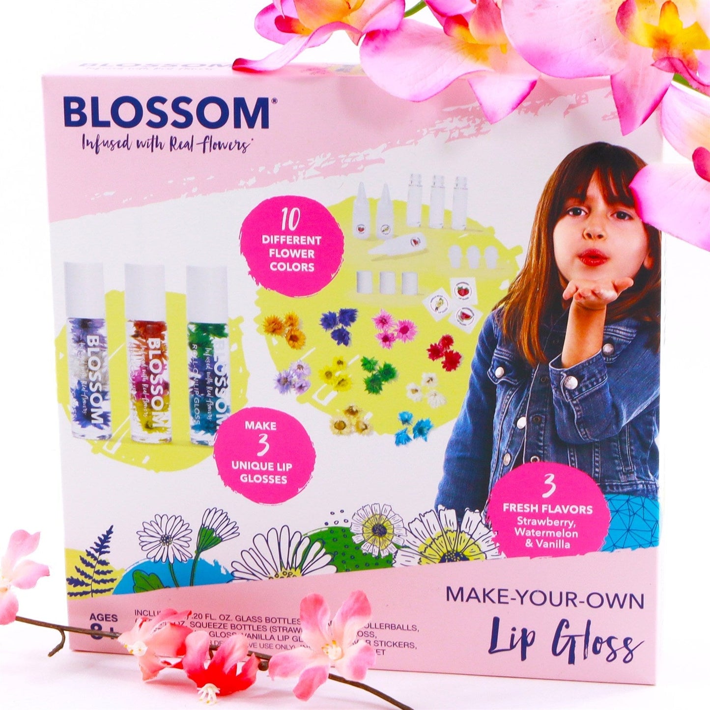 (Case of 12) Blossom Make-Your-Own Lip Gloss Kit