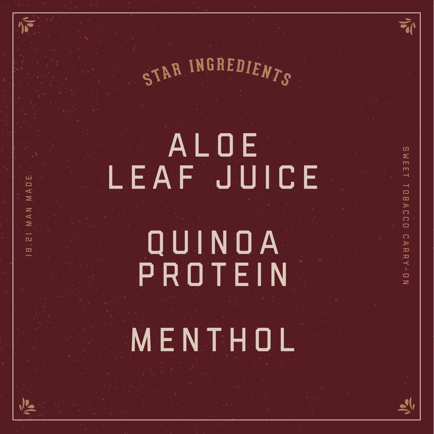 18.21 Man Made Carry On 4-1 Travel Foam Sweet Tobacco 3.4oz