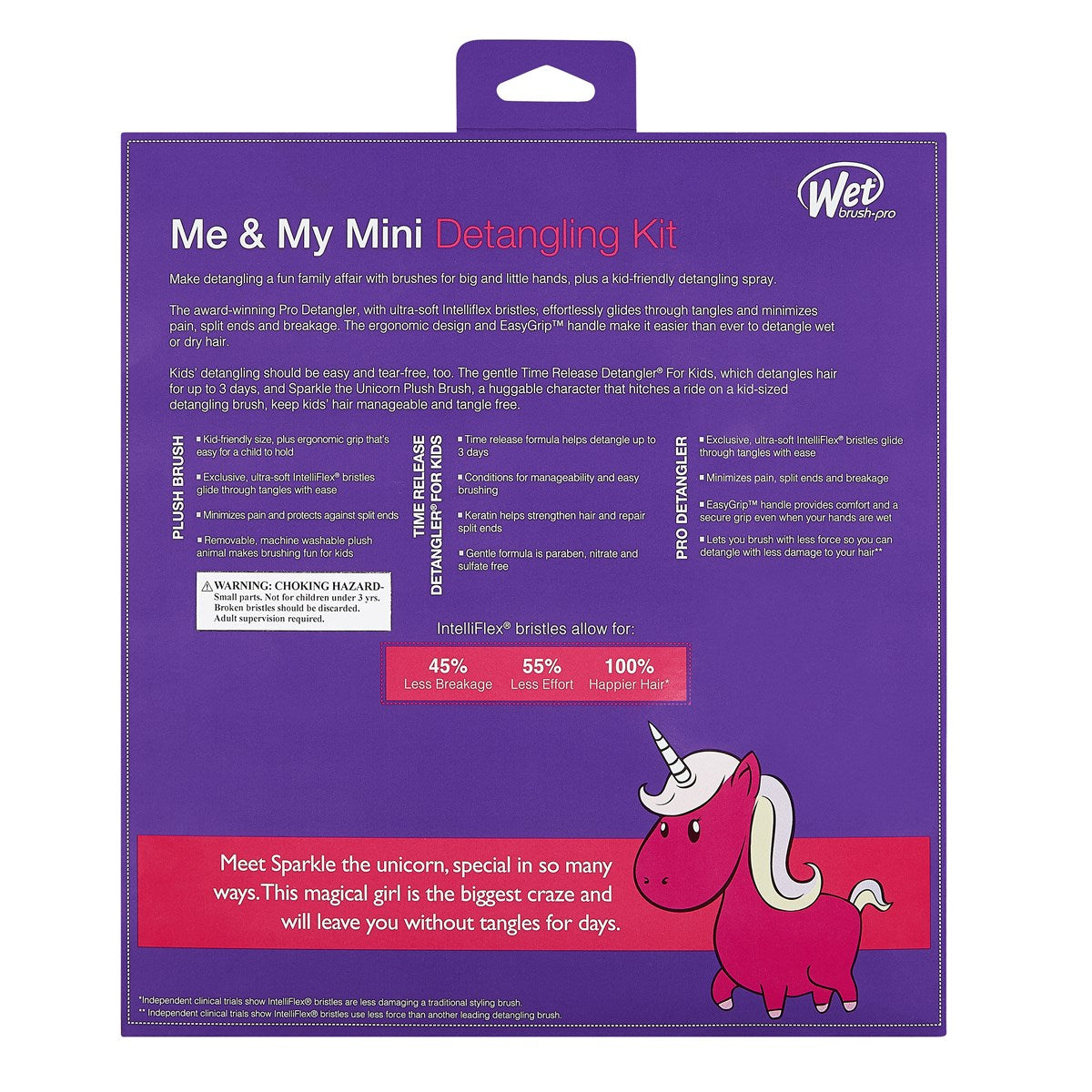 Wet Brush Me & My Mini Unicorn Detangler Kit