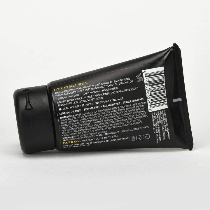 Patrol Grooming Skin Patrol Face Wash 3.3 oz-Patrol Grooming-BB_Scrubs and Exfoliators,Brand_Patrol Grooming,Collection_Skincare,Concern_Acne & Blemishes,Concern_Large Pores,Concern_Sensitive Skin,PATROL_Face Washes and Moisturizers,Skincare_Cleansers,Skincare_Men