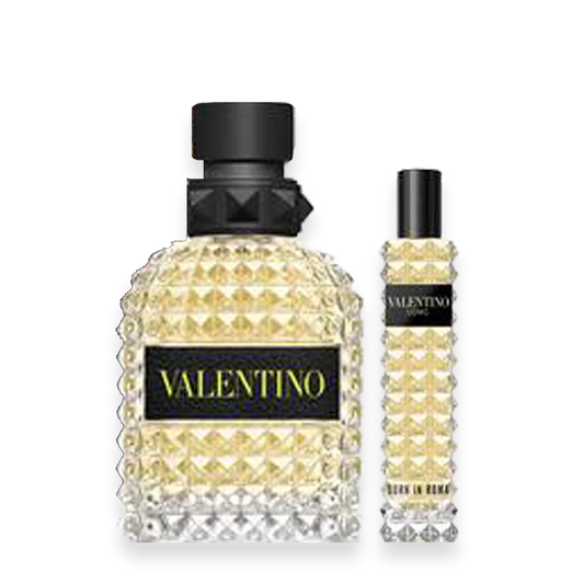 Valentino Uomo Born in Roma Yellow Dream 1.7 oz. Fragrance Gift Set