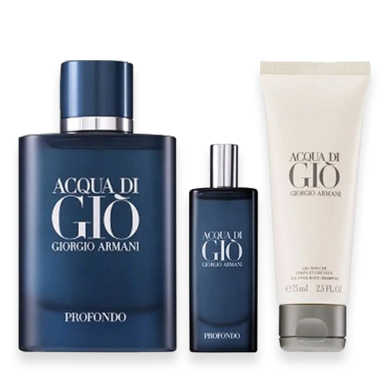 Giorgio Armani Acqua Di Gio Profondo EDP 2.5 oz. Fragrance Gift Set