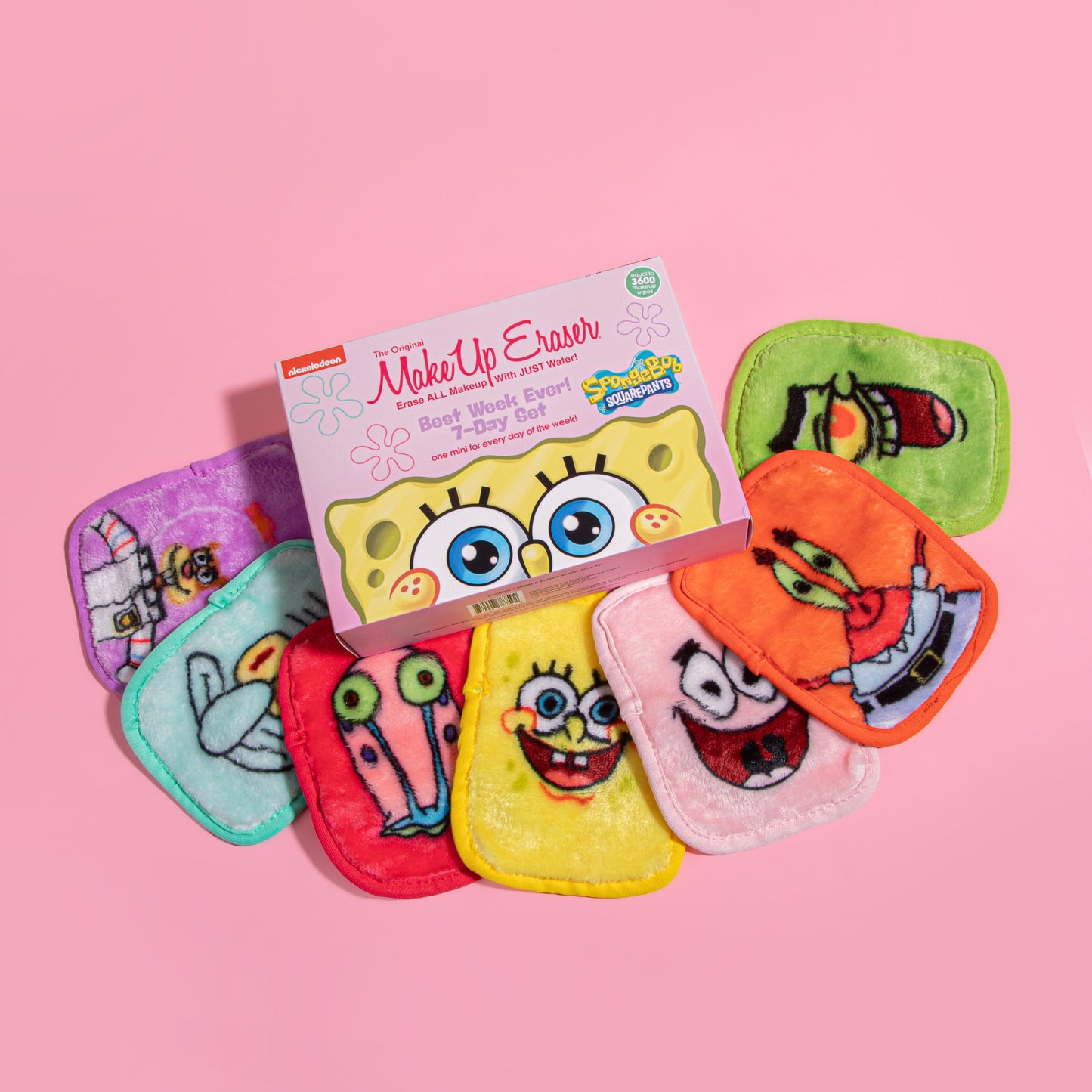 Makeup Eraser SpongeBob 7-Day Set