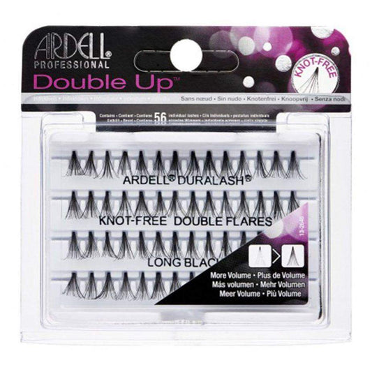 Ardell Double Individuals Long Black Knot-Free 61496-Ardell-ARD_Individual Tabs,Brand_Ardell,Collection_Makeup,Makeup_Eye,Makeup_Faux Lashes