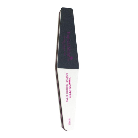 Tropical Shine Nail File 3-Way Angle Buffer (Shine-Remove/ Smooth)