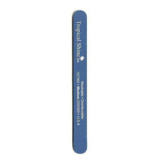 Tropical Shine Nail File Blue File 220/320 (Medium/ Fine) 7 1/2 in