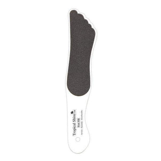 Tropical Shine Large Black Foot File 100/ 180 (Coarse/ Medium) 10 in