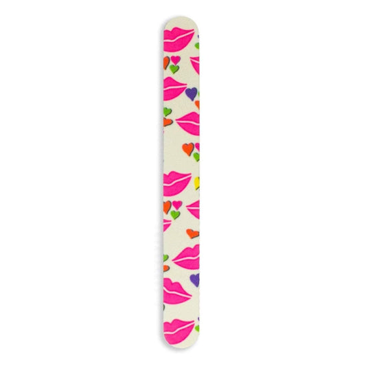 Tropical Shine Large Patterned Nail Files Lips