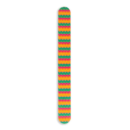 Tropical Shine Large Patterned Nail Files Chevron