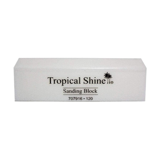 Tropical Shine Nail File White Sanding Block 120 (Coarse)