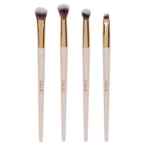 Cala Eco Naturalé Signature Eye Brush Set (4 Pcs)