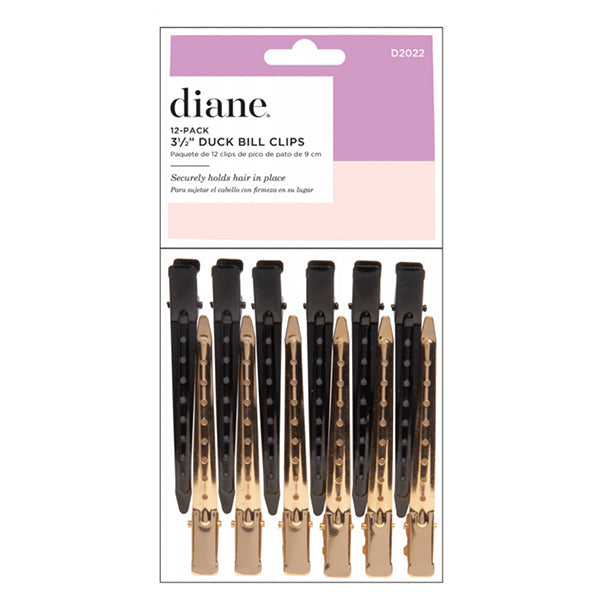 Diane D2022 3.5" Duck Bill Clips 12-Pack