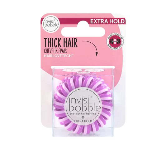Invisibobble EXTRA HOLD The Secret Purple Hanging Pack