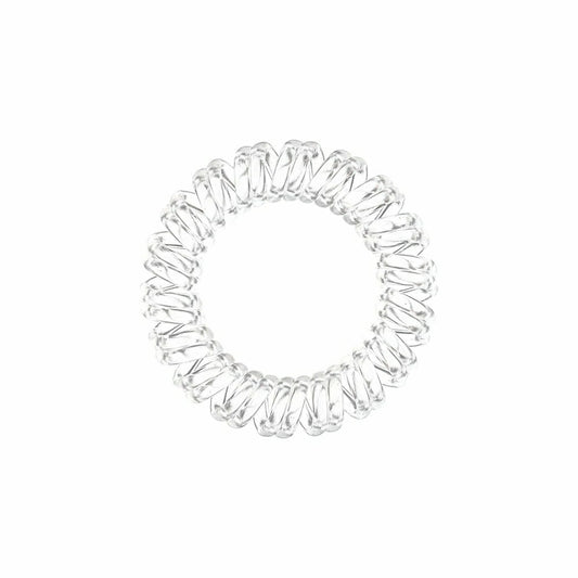 Invisibobble Extra Hold for Thick and Curly Hair Clear Pack of 3