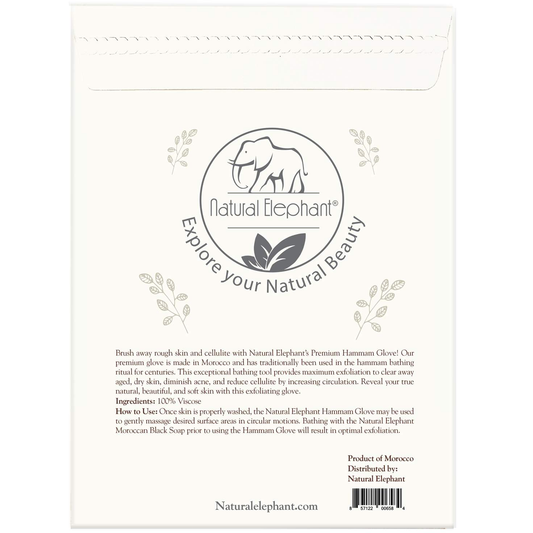 Natural Elephant Premium Moroccan Exfoliating Hammam Glove-Natural Elephant-BB_Bath and Shower,BB_Scrubs and Exfoliators,Brand_Natural Elephant,Collection_Bath and Body,Collection_Skincare,Concern_Acne & Blemishes,Concern_Dry Skin,Concern_Dryness,Concern_Dullness,Concern_Eczema,Concern_Large Pores,Concern_Oily Skin,Concern_Sensitive Skin,NATURAL_Morroccan Collection
