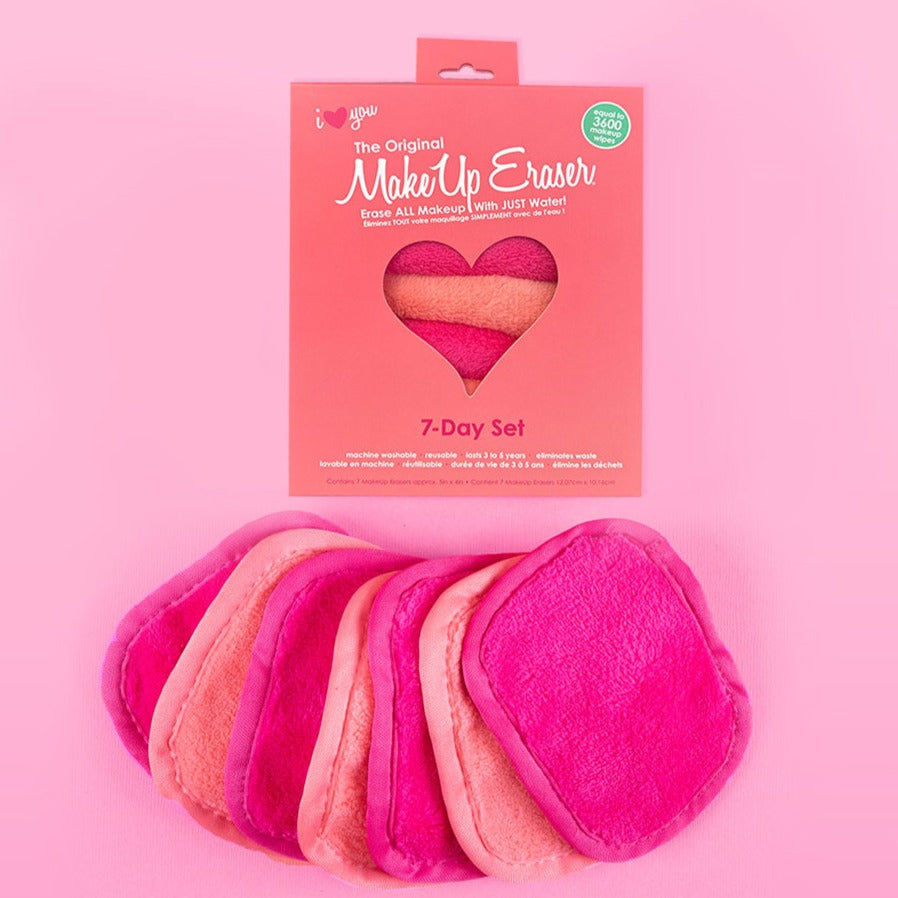 Makeup Eraser I Heart You 7-Day Set