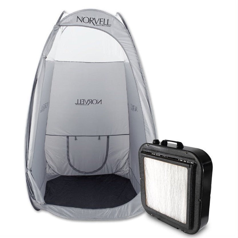 Norvell Jumbo Mobile Spray Room & Fan Bundle