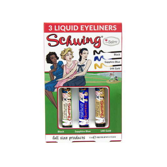 theBalm Schwing Eyeliner Trio- Black, Blue, Gold